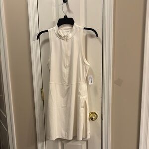 NWT. Old nave White Sleeveless tennis  Dress size XS